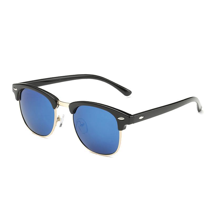 Polarized Semi-Rimless Sunglasses – UV400 Protection for Men & Women
