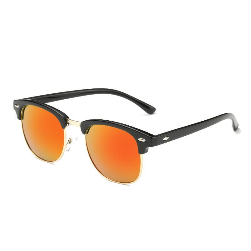 Polarized Semi-Rimless Sunglasses – UV400 Protection for Men & Women