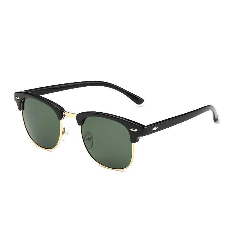 Polarized Semi-Rimless Sunglasses – UV400 Protection for Men & Women