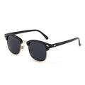Polarized Semi-Rimless Sunglasses – UV400 Protection for Men & Women